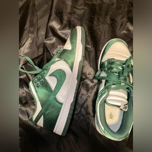 Nike Dunk Low Michigan State Satin (Women's) (Size 10W)